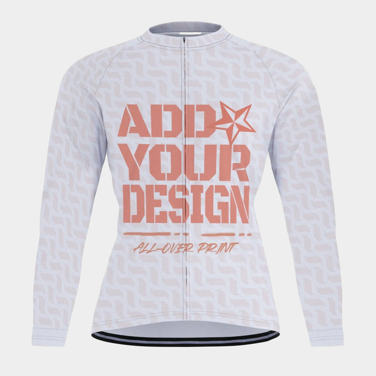 Custom Men's long-sleeve raglan cycling jersey C967