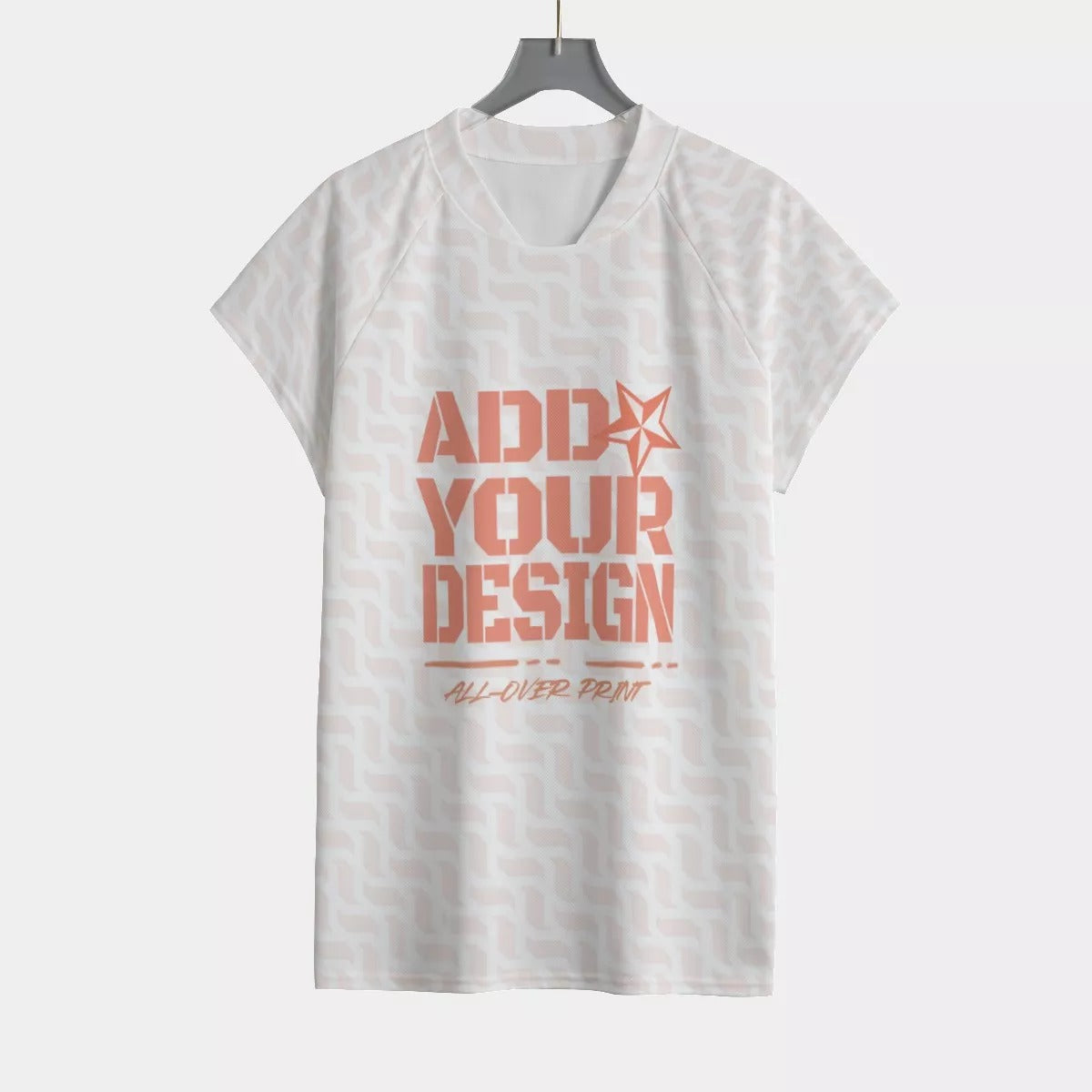 Custom Men's mid-length short-sleeve baseball jersey