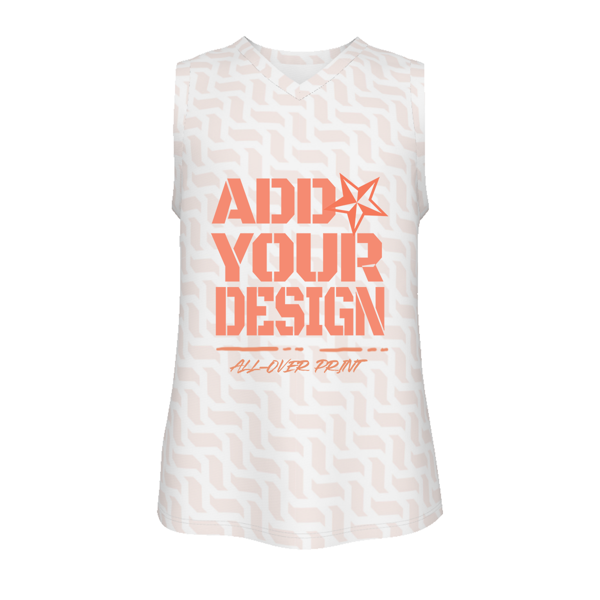 Custom 1472 V-neck basketball jersey top