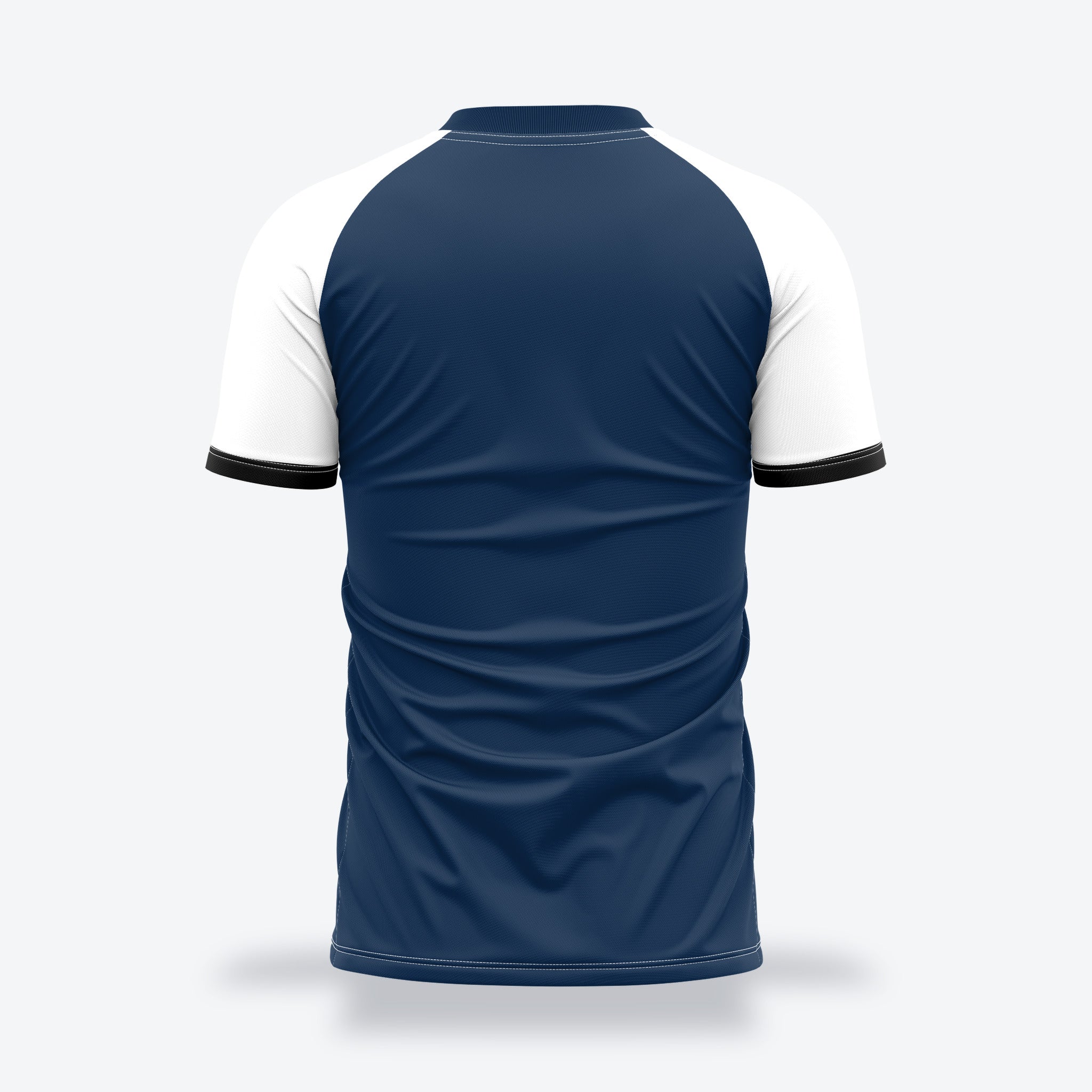 Raglan practice jersey for football programs — back view