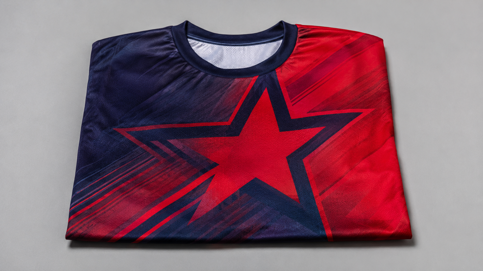 Sublimated jersey with intact colors after 20 washes